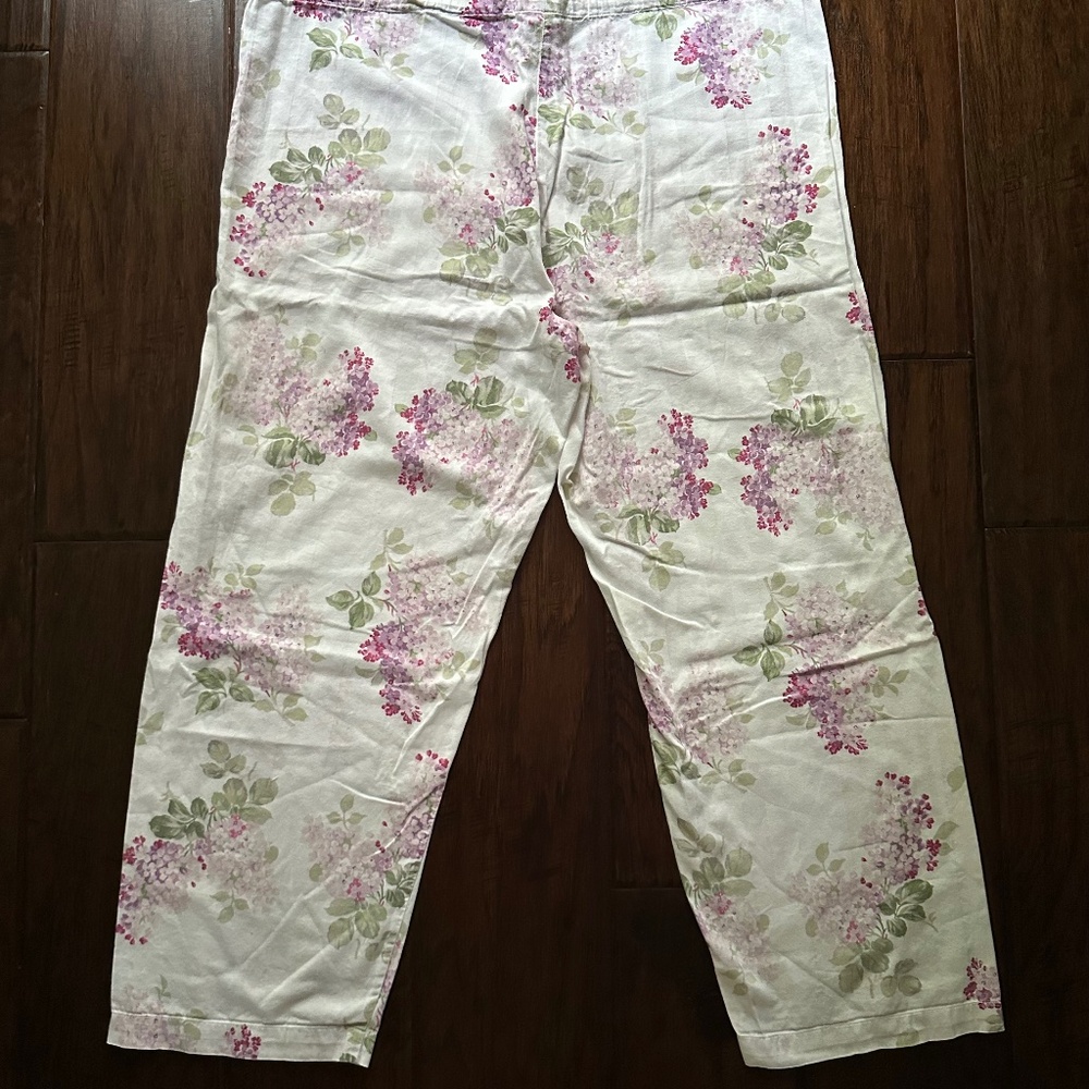 Parkleigh Casual Lounge/Pajama Pants Lilacs Size Small Like NEW! - Picture 4 of 7